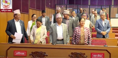  राष्ट्रिय सभामा विपक्षीको विरोध, १५ मिनेटका लागि स्थगित 